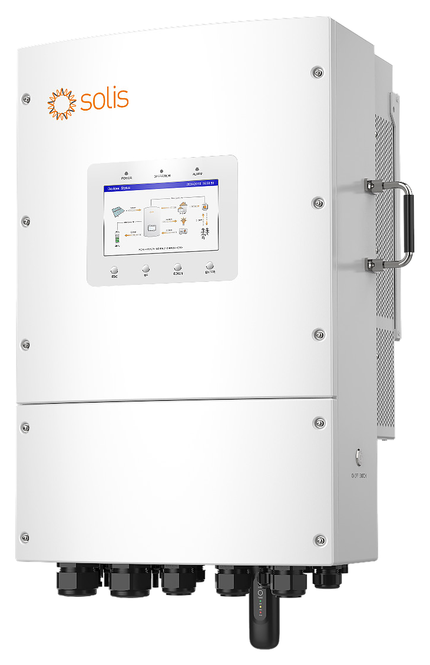 Solis S6-EH3P(8–15)K02-NV-YD-L Three-phase low-voltage hybrid